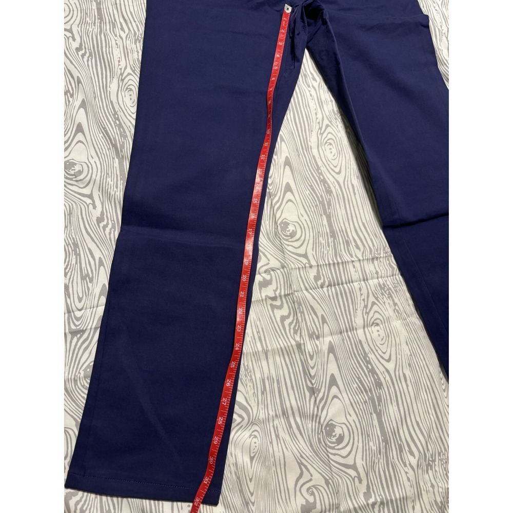NWT AWAY Luggage Mens‎ The Staple Pant Blue Stretchy Casual Sz 34 $135 MSRP - Picture 8 of 10